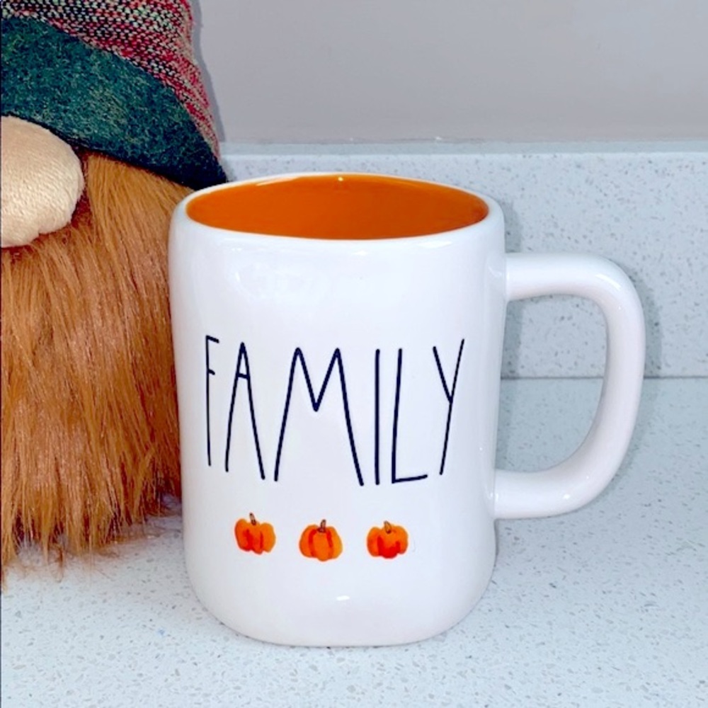 RAE DUNN FAMILY PUMPKINS MODERN FARMHOUSE FALL THANKSGIVING MUG